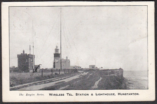 "Empire Series": Lighthouse & Wireless Telegraph Station Hunstanton postcard, c. 1909.